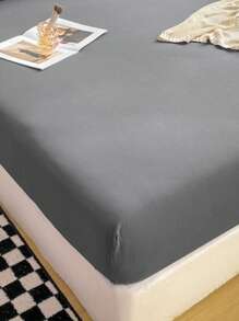 1 pièce de drap-housse de couleur unie doux - protège-matelas avec poche légèrement plus profonde (38 cm / 15 po de profondeur) - housse de matelas et surmatelas moderne et profond pour tous les formats de lit (simple, double, queen, king, une place, deux places). Ensemble literie scolaire, oreiller et taie d'oreiller non inclus.