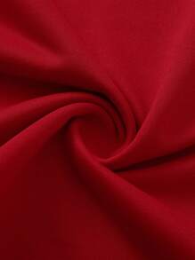 ROMWE MEN Street Life Camiseta casual de manga larga con cuello redondo y estampado gráfico para fitness y deportes para hombres - Rojo - Ver 5