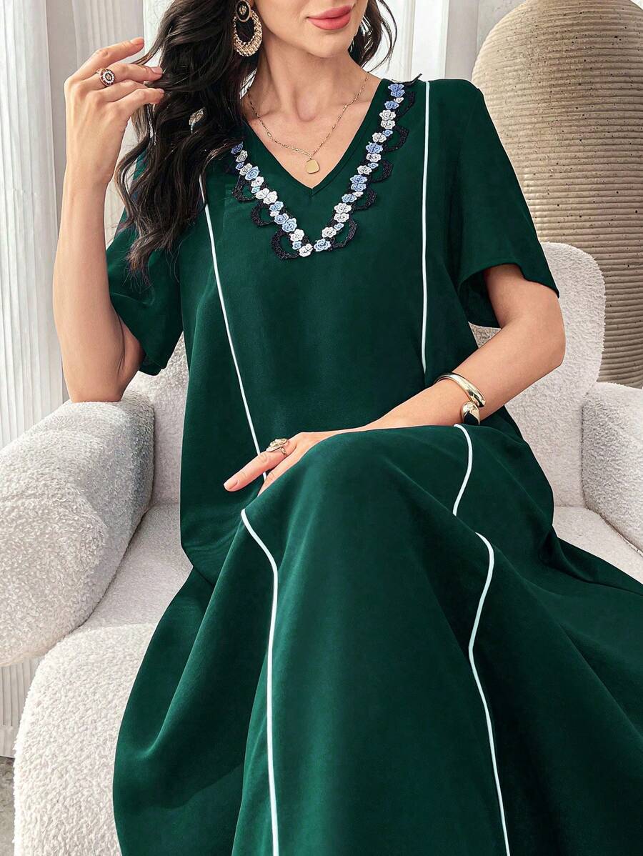 SHEIN Najma Women Turkish Style Maxi Dress & Arabian Traditional Long ...