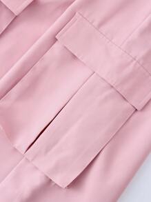 EMERY ROSE Bộ 2 món/Bộ đồ liền quần lưng cao thường ngày mùa hè cho nữ, quần Palazzo & áo hai dây nhiều màu kết hợp - Nhiều màu - Xem 6