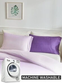 2 vỏ gối in họa tiết Ombre màu tím, vỏ gối polyester tối giản và hiện đại cho mọi mùa - Nhiều màu - Xem 7