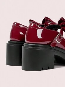 CUCCOO DOLLMOD Women's Fashion Glossy Thick Sole Loafers For Daily Wear For And Vibe And Spring Shoes Spring Break Easter