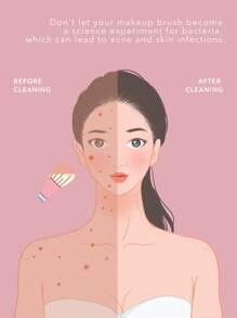 SHEGLAM Fresh Sesh 化妝刷和海綿洗髮精-粉紅色清潔劑 適用於化妝刷海綿粉撲 溫和配方 品牌 美容 化妝 化妝品 適合女性與女孩 完美搭配冬季 Y2K 時尚 流行 生日禮物 假期 派對準備就緒 最佳顏色