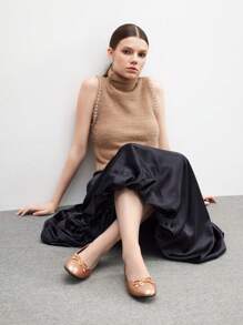 CUCCOO BIZCHIC Round Toe Vintage Bowknot Flats, Spring & Summer New Arrival