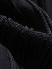 Franclia 2pcs/Set Women Contrast Color Loose Elegant Suit, Autumn Knit Sweater Top And Skirt Sets