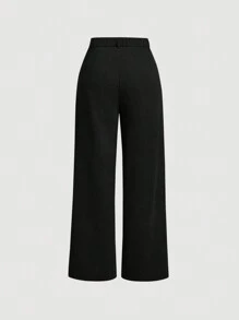 SHEIN MOD Damen einfarbige Kordhose