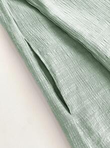 EMERY ROSE Women Coats Winter Fall Tops Fall Women Outfits Fall Outfits Office Wear Going Out Outfits - Mint Green - View 5