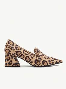 CUCCOO SZL 2024 Novos Sapatos Mocassim Pretos De Salto Médio Pontudo Para Mulheres, Vintage Versátil Tamanho Europeu Plus Size Com Strass Para O Natal E Ano Novo Vibe De Férias Outono E Inverno - Damasco - Ver 3