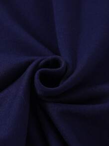 Set de 2 piezas de pantalón largo y pijama de manga larga con contraste de color blanco y caqui, estampado de la letra del hombre de jengibre navideño, para hombres