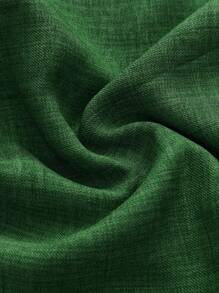 SHEIN Clasi Women's Solid Color Wide Leg Pants - Green - View 7