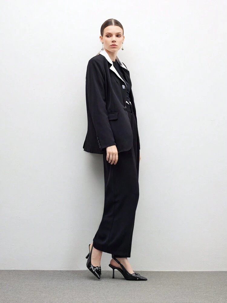 CUCCOO BIZCHIC Women's Basic Plain Pointed Toe Stiletto Heels Pumps