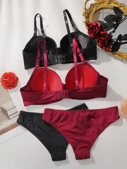 BH Underwire Triangle Panties view 2