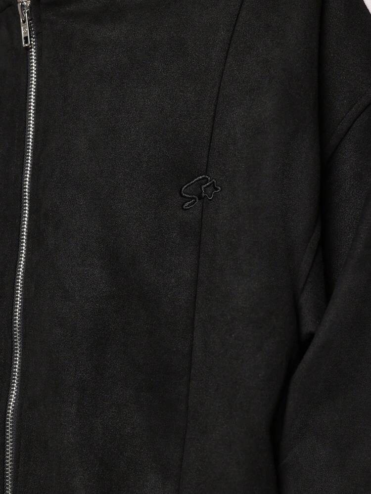 Sudadera deportiva con cremallera y raya lateral