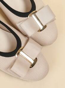 CUCCOO BASICS Zapatos planos de punta redonda de moda para mujeres, otoño