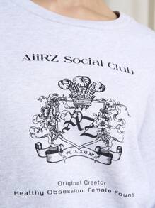 AiiRZ Mini Jersey Skirt With White Contrast Piping - Red - View 3