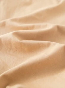 Cozy Pixies Young Boy Casual All-Match Stand Collar Decor Patch Pocket Long Sleeve Cardigan - Khaki - View 6