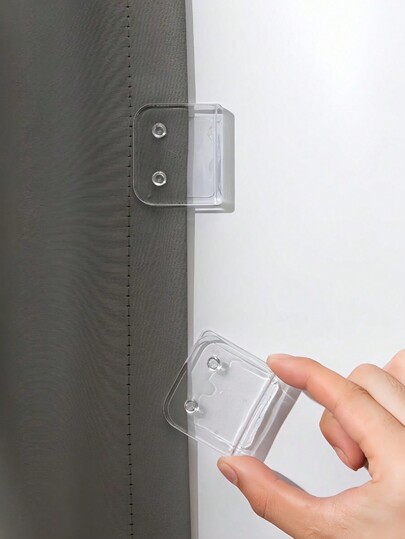 2/4/6/8 peças clipes de cortina de chuveiro de plástico transparente de viscose com fixação forte à prova d'água antiderrapante decoração de banheiro fivela de cortina transparente clipe lateral fixo para casa feriado natal presente de verão acessórios de banheiro decoração festa de inauguração casamento decoração de casa