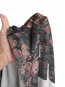 ROMWE Street Life 休闲街头时尚星星和数字图案短袖 T 恤 - 彩色 - 查看 5