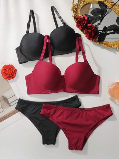 BH Underwire Triangle Panties