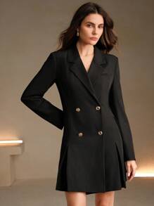 Anewsta Women's Spring/Autumn Design Blazer Dress Suit