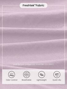GLOWMODE FreshTek™ Crossover Long Sleeve Relaxed Tee Low Impact Yoga Daily Summer