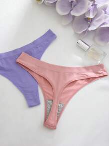 9 件套无缝舒适丁字裤内衣休闲内裤 - 彩色 - 查看 4