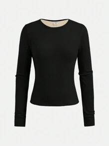 SHEIN Girlism 3 Pcs Set Of Soft & Cozy Thermal Lined All-Match Turtleneck Long Sleeve Tops For Teen Girls In Pink, Grey & Black, Versatile Layering Wear - Multicolor - View 7