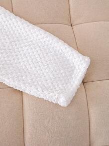 SHEIN Girls Casual Comfortable 2pcs Set, White Minimalist Cute Bear & English Letter Embroidered Fleece Long Pants And Long Sleeve Top, Warm For Homewear - Multicolor - View 8