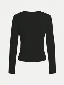 SHEIN Girlism 3 Pcs Set Of Soft & Cozy Thermal Lined All-Match Turtleneck Long Sleeve Tops For Teen Girls In Pink, Grey & Black, Versatile Layering Wear - Multicolor - View 8