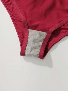 2入組女士實色文胸,帶有鋼圈和三角褲 - 彩色 - 查看 4