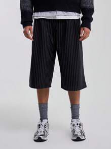 Musero Pantalones cortos a medida a rayas para hombre - Multicolor - Ver 2
