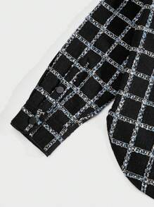 Manfinity VCAY Men's Relaxed-Fit Plaid Woven Jacket, Autumn