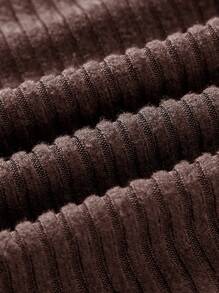 SHEIN EZwear Große Größen Damen Gerippte Slim Fit Leggings, Mehrfarbig, Casual, Herbst/Winter