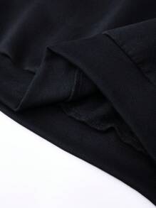 RueChic 100% Cotton Men Skeleton Printed Regular Sweatshirt - Dark Grey - View 4