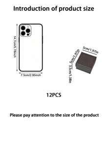 12 件迷你戒指和珠宝盒，非常适合节日派对和礼品包装情人节、情人节婚礼、生日 - 黑色 - 查看 3