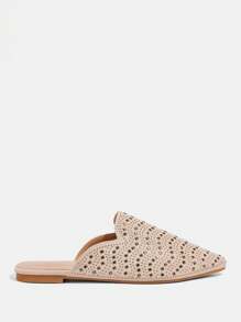 CUCCOO TILAWA Fashion Versatile Casual Minimalist Mule Flat Shoes Spring Shoes Spring Break Easter