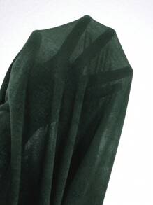 Modelyn Ladies V-Neck Long Sleeve Rhinestone Waist Pleated Maxi Elegant Dress Long Evening Dresses - Army Green - View 7