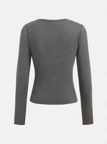 SHEIN Girlism 3 Pcs Set Of Soft & Cozy Thermal Lined All-Match Turtleneck Long Sleeve Tops For Teen Girls In Pink, Grey & Black, Versatile Layering Wear - Multicolor - View 9