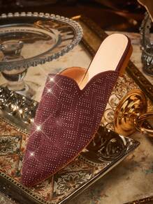 CUCCOO TILAWA Fashion Versatile Casual Simple Mule Flat Shoes Spring Shoes Spring Break Easter