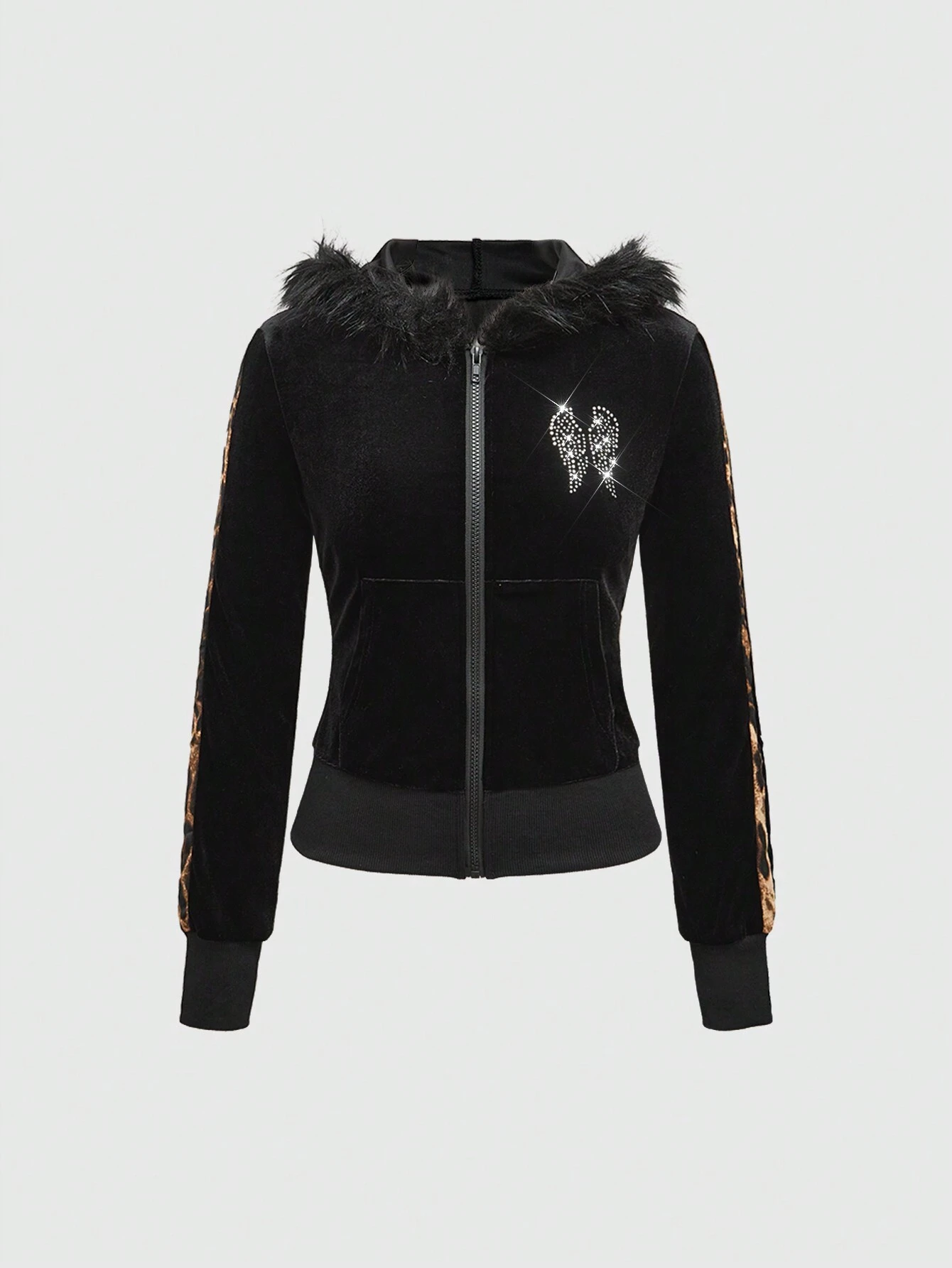 UMR Vintage Y2K Grunge Punk Spiked / Studded Biker Leather