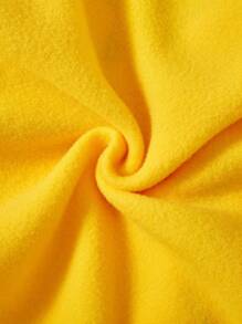 SHEIN 2pcs Casual Cool Teenager Boy Comfort Hooded Long Sleeve Top And Long Pants Set - Yellow - View 5