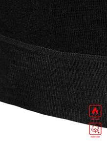 Manfinity Mode 1 件男士新款套头毛衣，休闲针织毛衣，带保暖内衬 - 黑色 - 查看 5