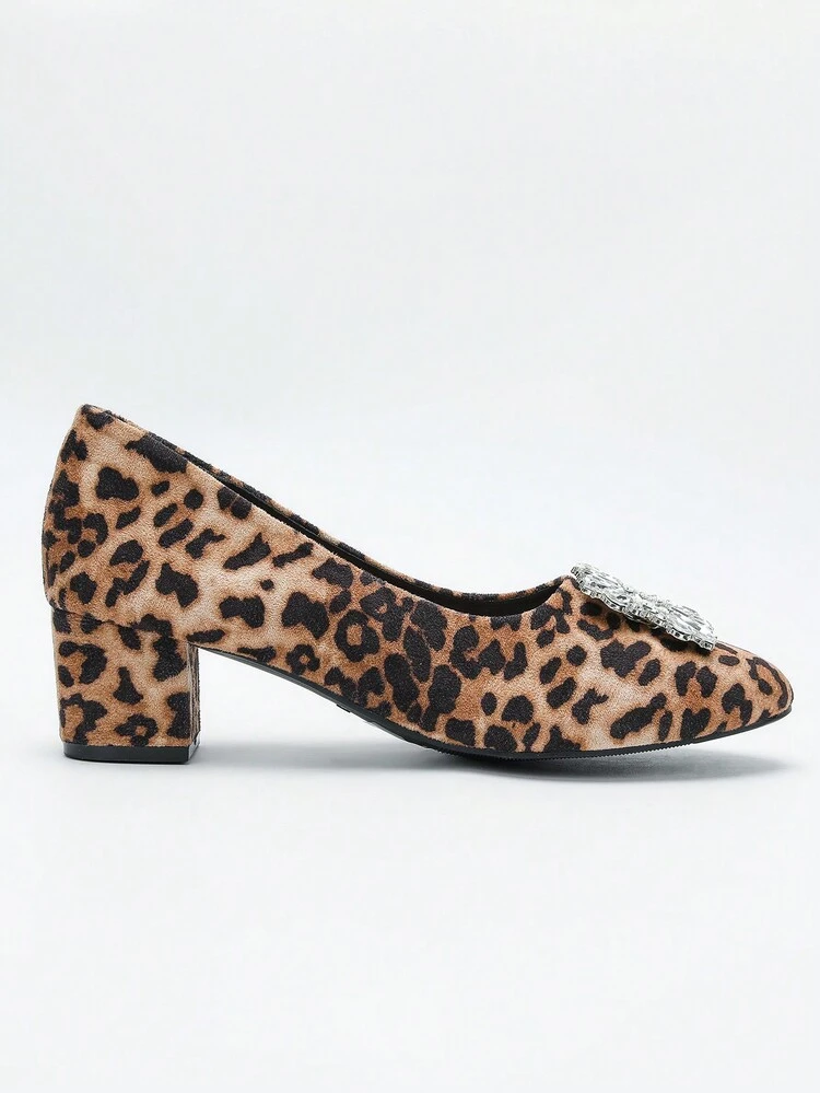 CUCCOO CURVES 2024 Primavera/Verão, Mulheres Calçado Largo Couro Macio Bico Quadrado Salto Grosso Casual Trabalho Sapatos de Salto, Pé Pontudo Confortável Salto Alto com Fecho