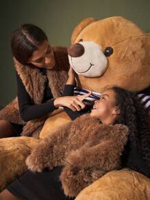 Maija Kids Maija Kids 2 件套年轻女孩休闲高领纯色连衣裙搭配蓬松背心