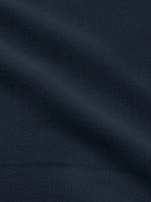 EURMUSE Young Men's Casual Japanese Style Landscape Print Round Neck Sweatshirt - Navy Blue - View 4