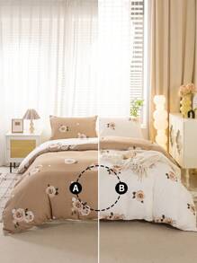 3 件套涤纶印花羽绒被套，多色