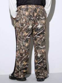 Manfinity VCAY 男式加大码宽松针织街头休闲长款运动裤