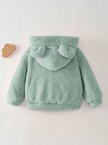 Cozy Pixies Bluza z kapturem dla dziewczynki z kreskówkowym misiem i uszami