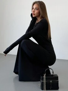 Aloruh 女士露背蝴蝶金属装饰鱼尾连衣裙，适合圣诞节、万圣节和派对