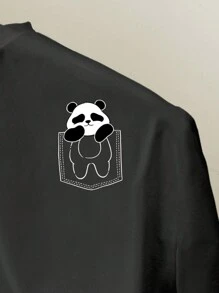 Manfinity Joysei Camiseta de manga corta ajustada para hombre en gris oscuro